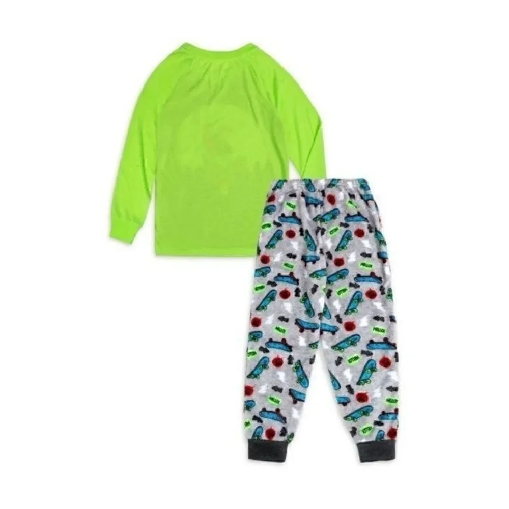 Boys Pajama Set. Glow in the Dark